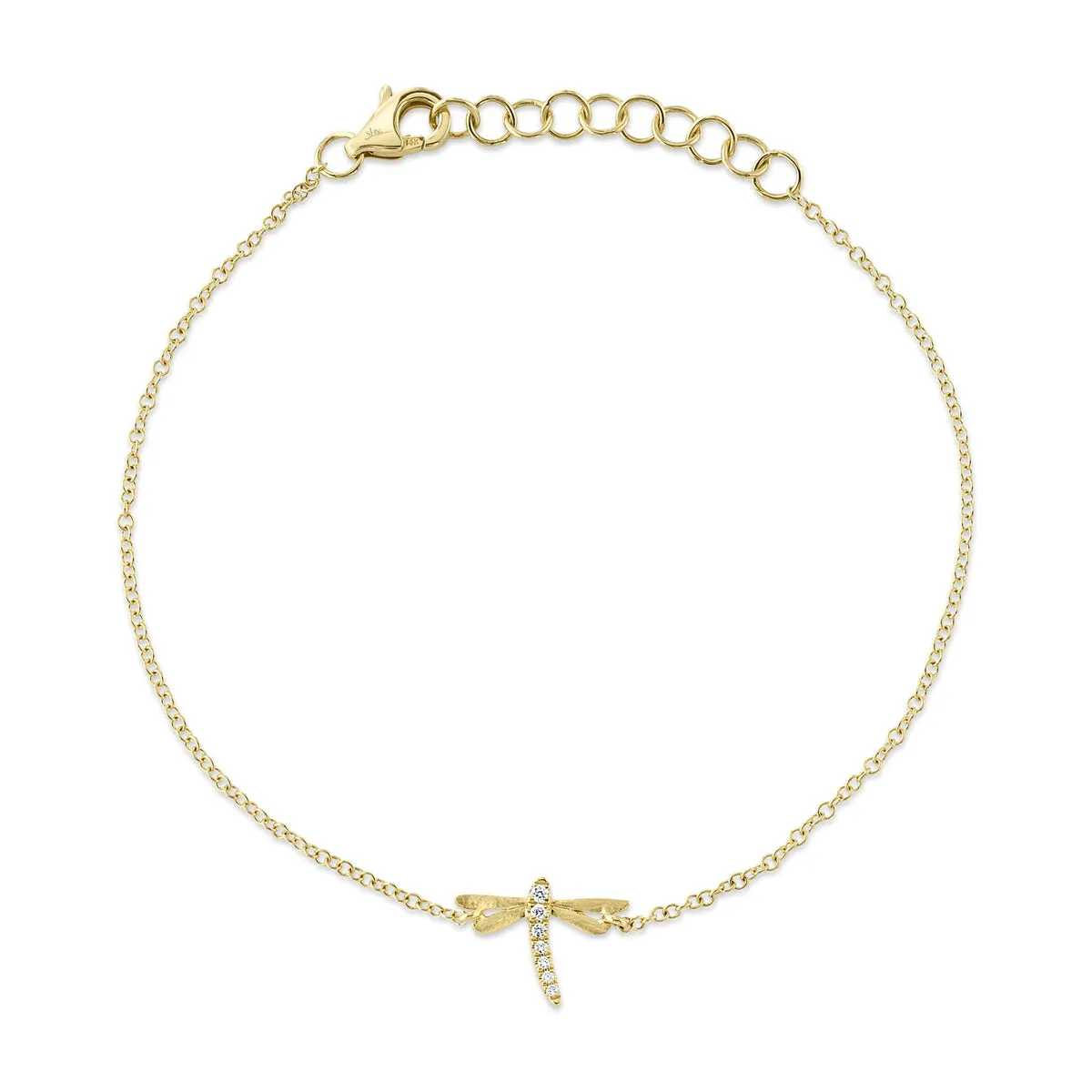 0.03 Ct Diamond Dragonfly Bracelet SC55025143