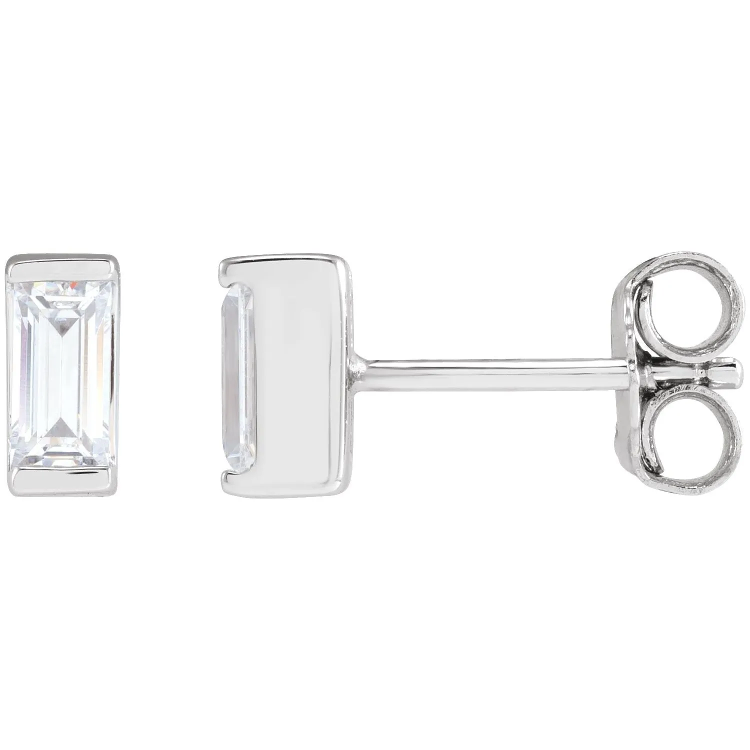 14K Gold 3/8ct Lab-Grown Diamond Earrings Clarity VS, Color G-H