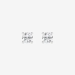 1.5ct tw LAB GROWN Diamond Earrings in 14kt White gold