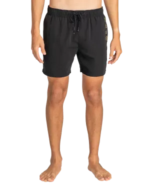 All Day Heritage Volley Shorts in Black