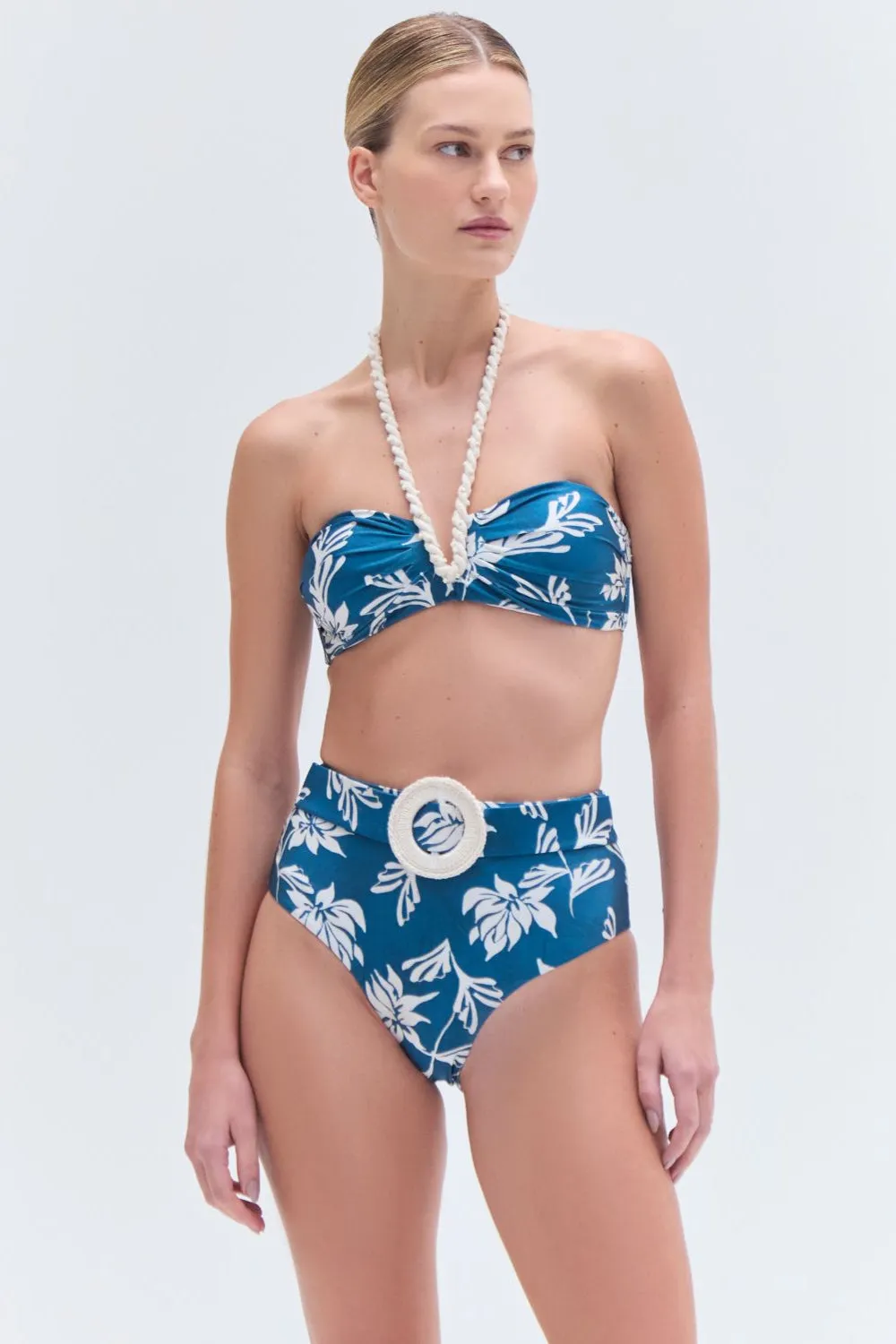 ARTICHOKE HIGH WAIST BIKINI BOTTOM