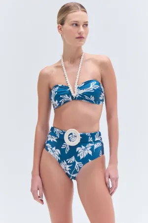 ARTICHOKE HIGH WAIST BIKINI BOTTOM