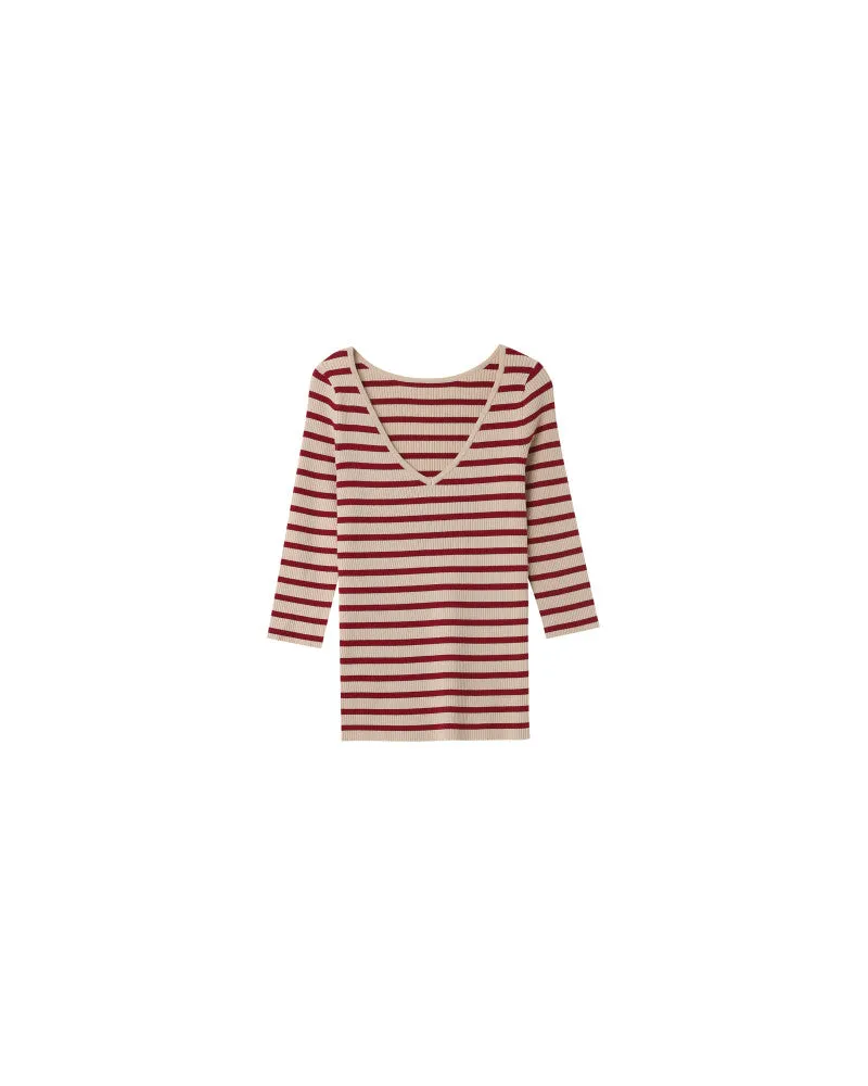 Bordeaux Stripe Shirt