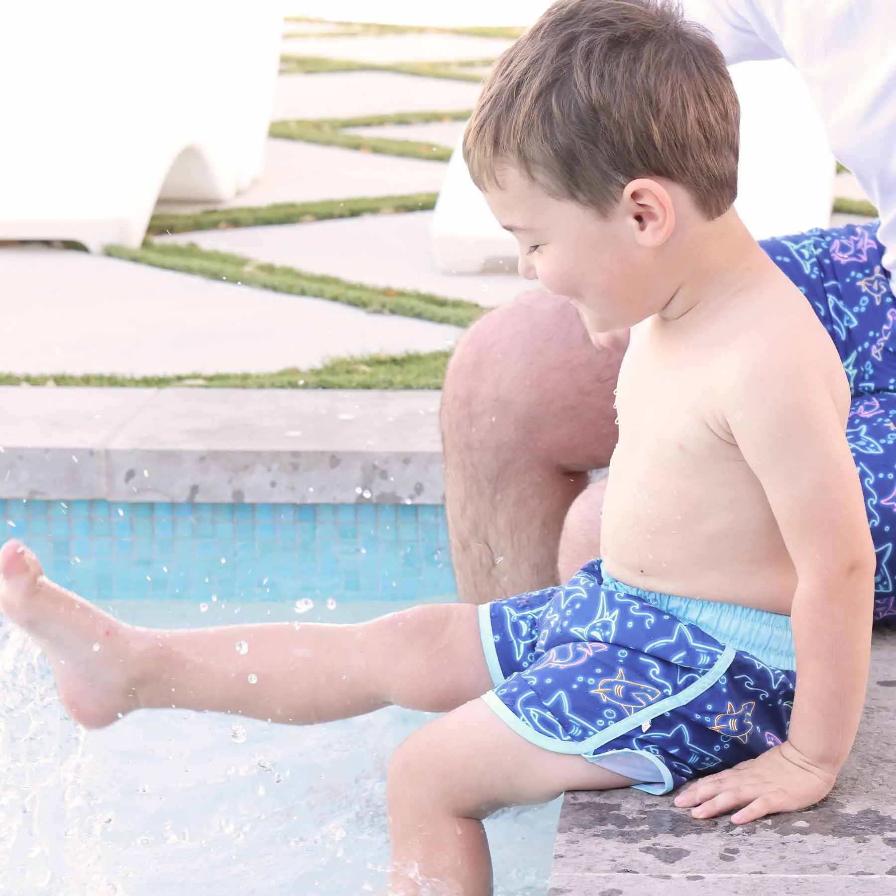 Boy's Swim Trunks | Glow Fins