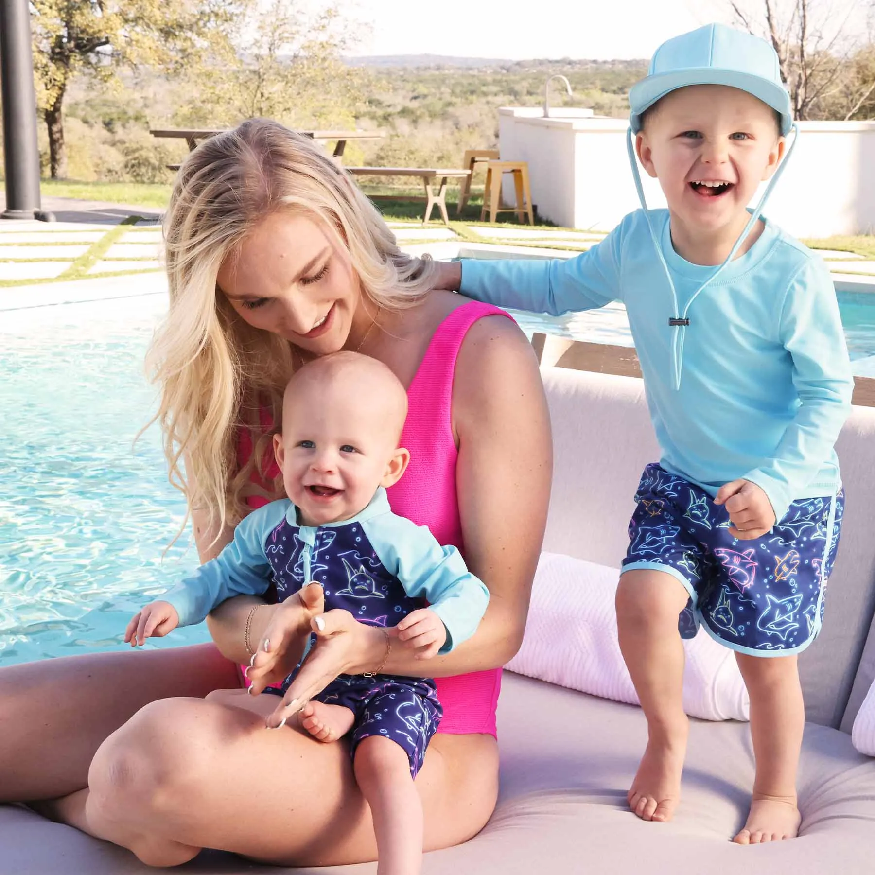 Boy's Swim Trunks | Glow Fins