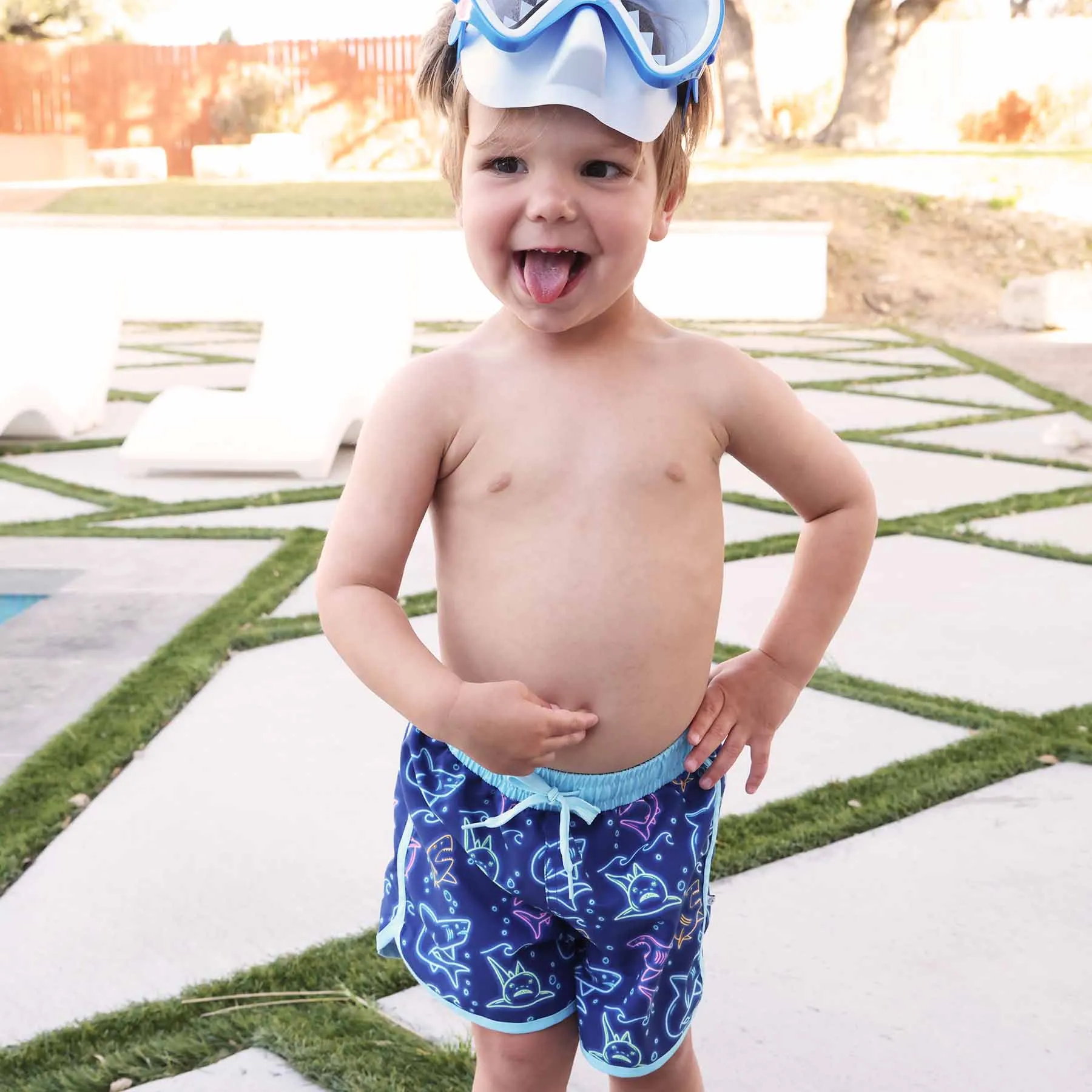 Boy's Swim Trunks | Glow Fins