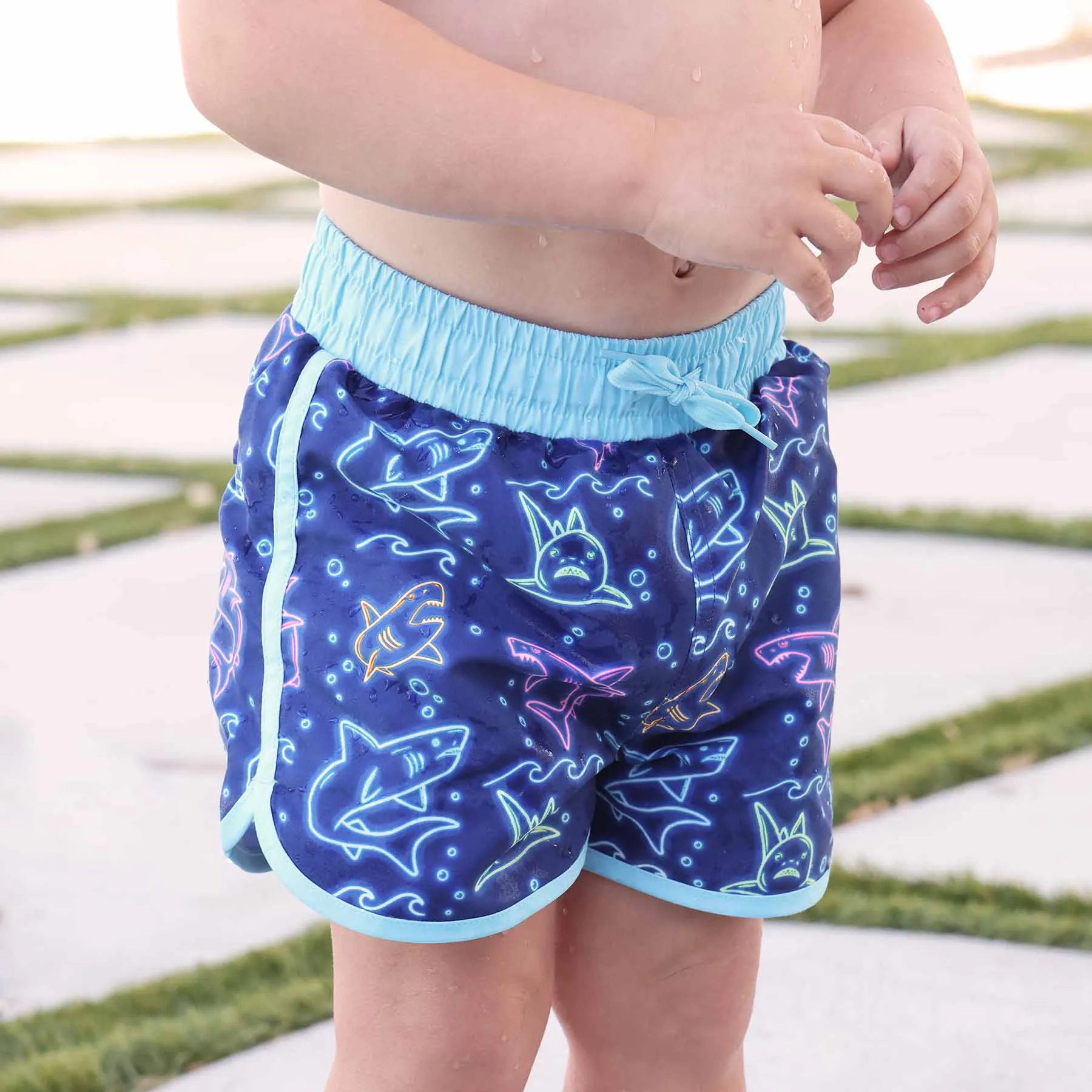 Boy's Swim Trunks | Glow Fins