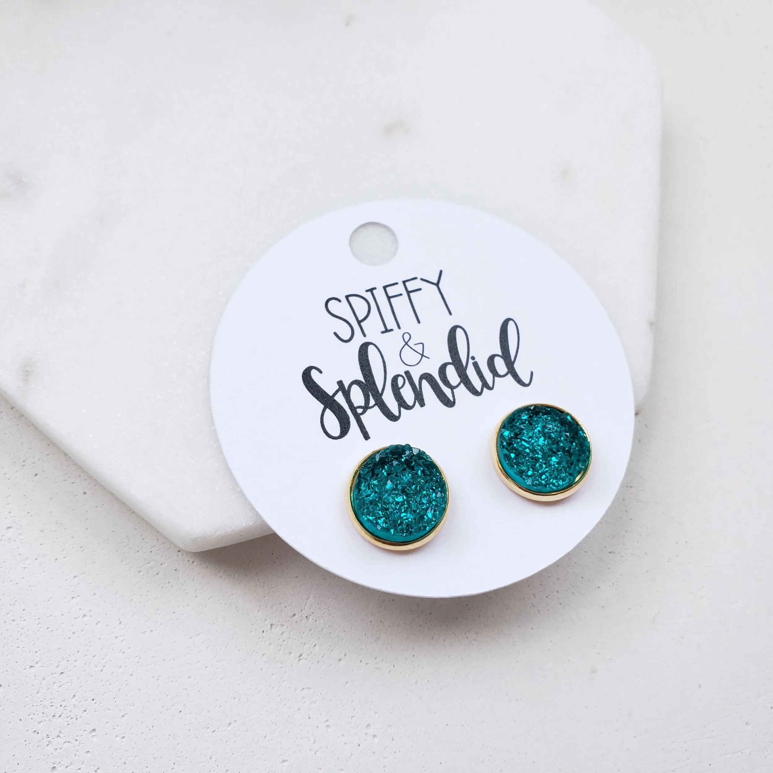 Geode Druzy Studs