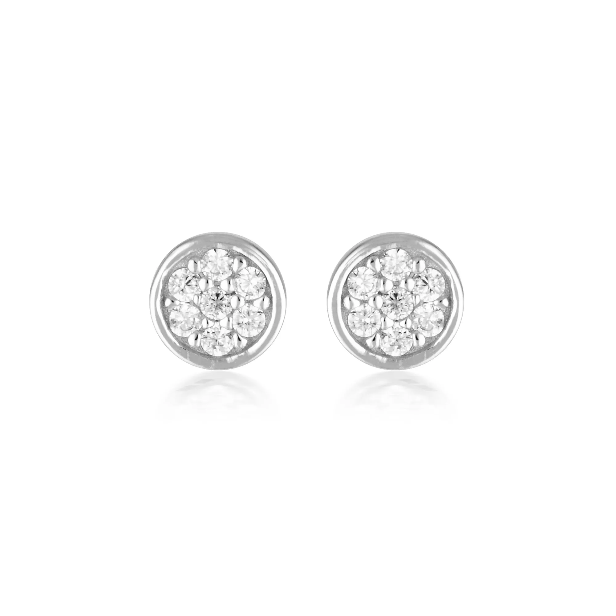 Georgini Silver Dotti Stud Earrings