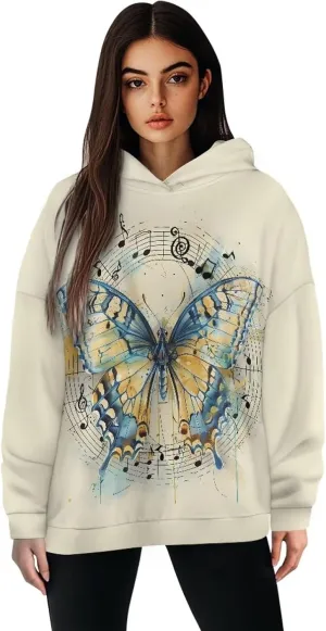 Hoodies for Women Casual Long Sleeve Tops Oversized Sweatshirt Track Jackets Loose Pullover Sweaters Fall Clothes