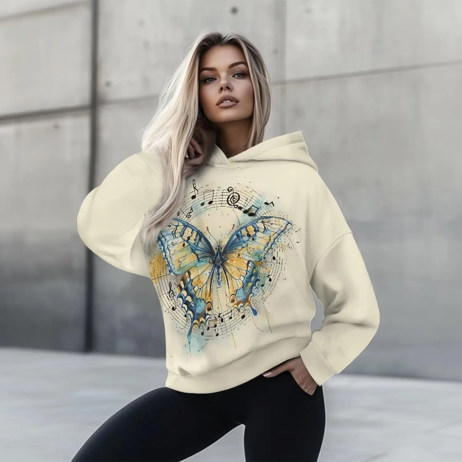 Hoodies for Women Casual Long Sleeve Tops Oversized Sweatshirt Track Jackets Loose Pullover Sweaters Fall Clothes