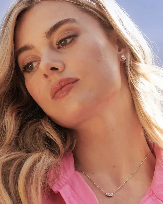 Kendra Scott Grayson Crystal Silver Stud Earrings