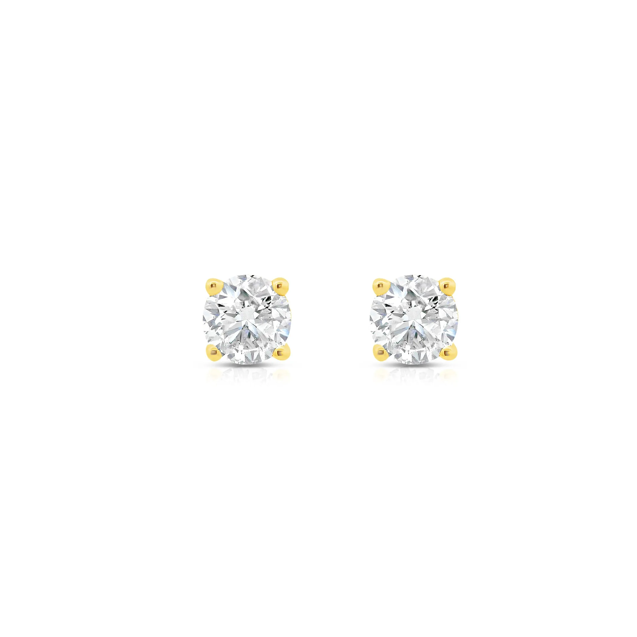 Lab Grown Round Diamond Studs