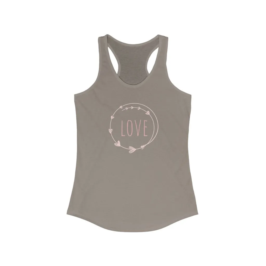 Love Word Women's Ideal Racerback Tank