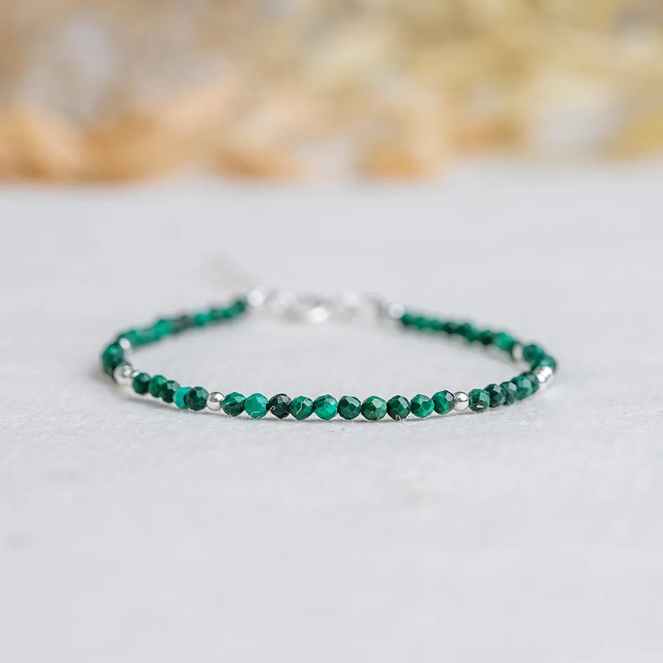 Malachite Bracelet - Dainty