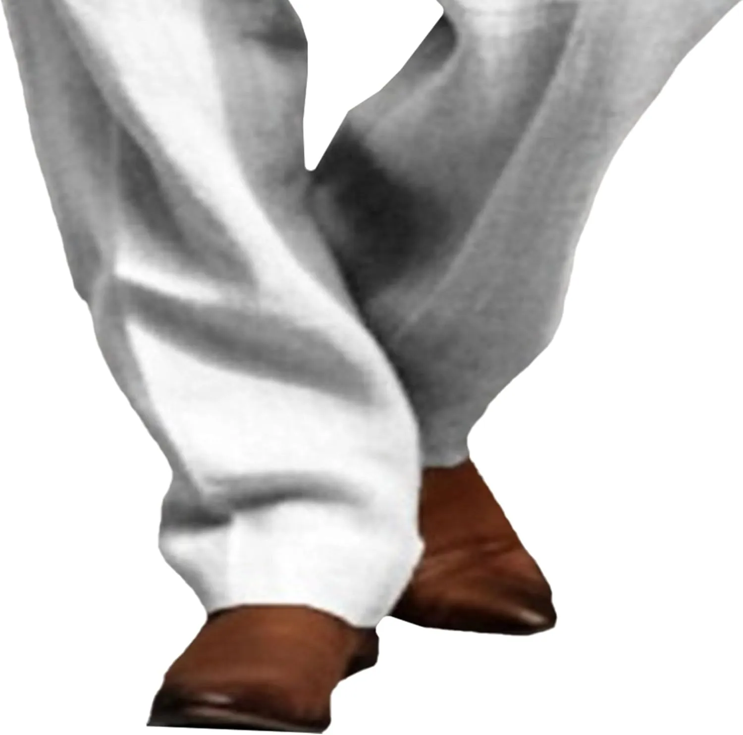 Men's Cotton Linen Baggy Beach Pants Breathable Casual Vacation Trousers Solid Straight Leg Summer Sweatpants