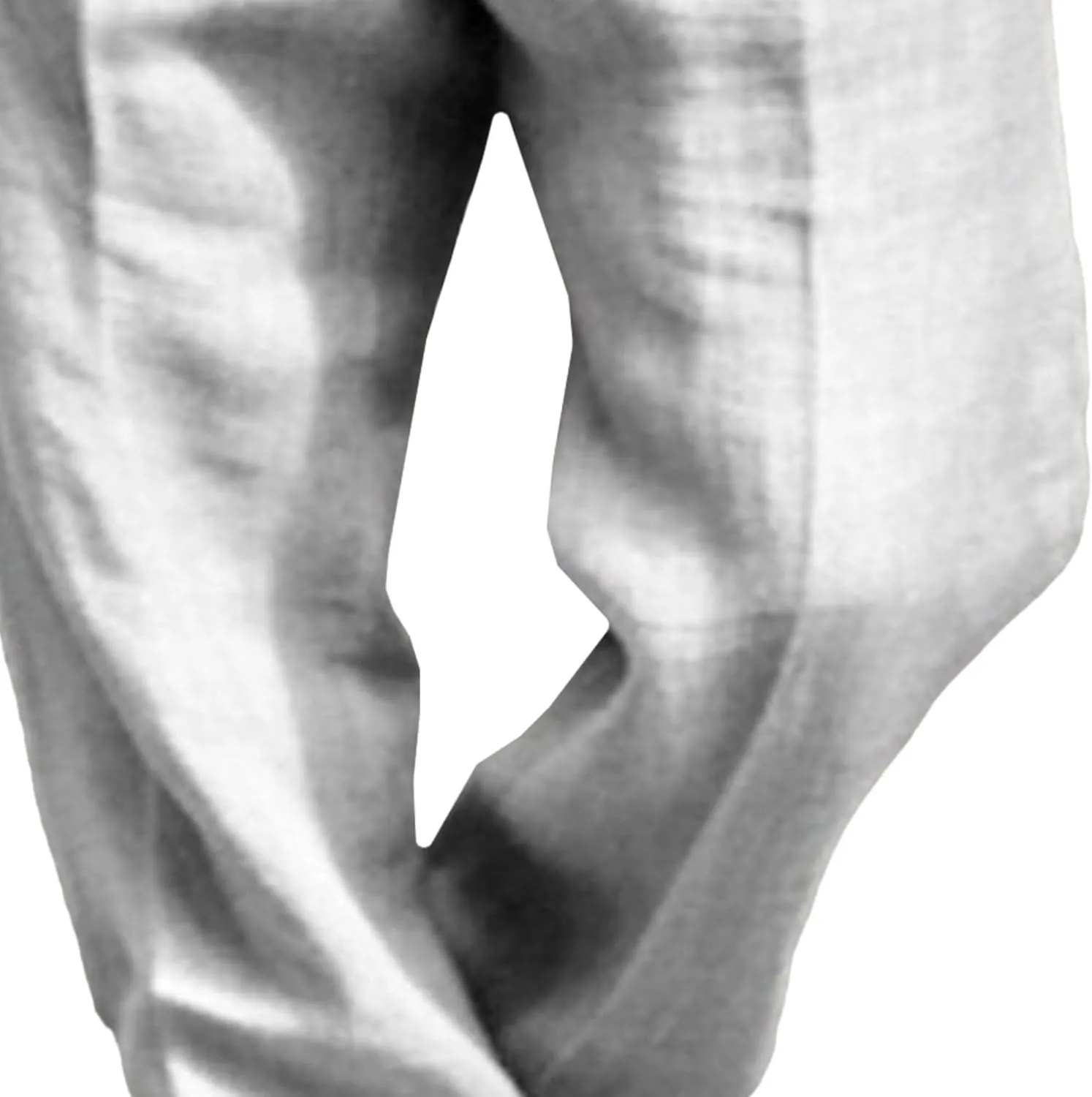 Men's Cotton Linen Baggy Beach Pants Breathable Casual Vacation Trousers Solid Straight Leg Summer Sweatpants