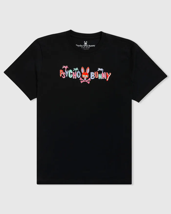 Men's Jackson Hand Drawn Tee-Black