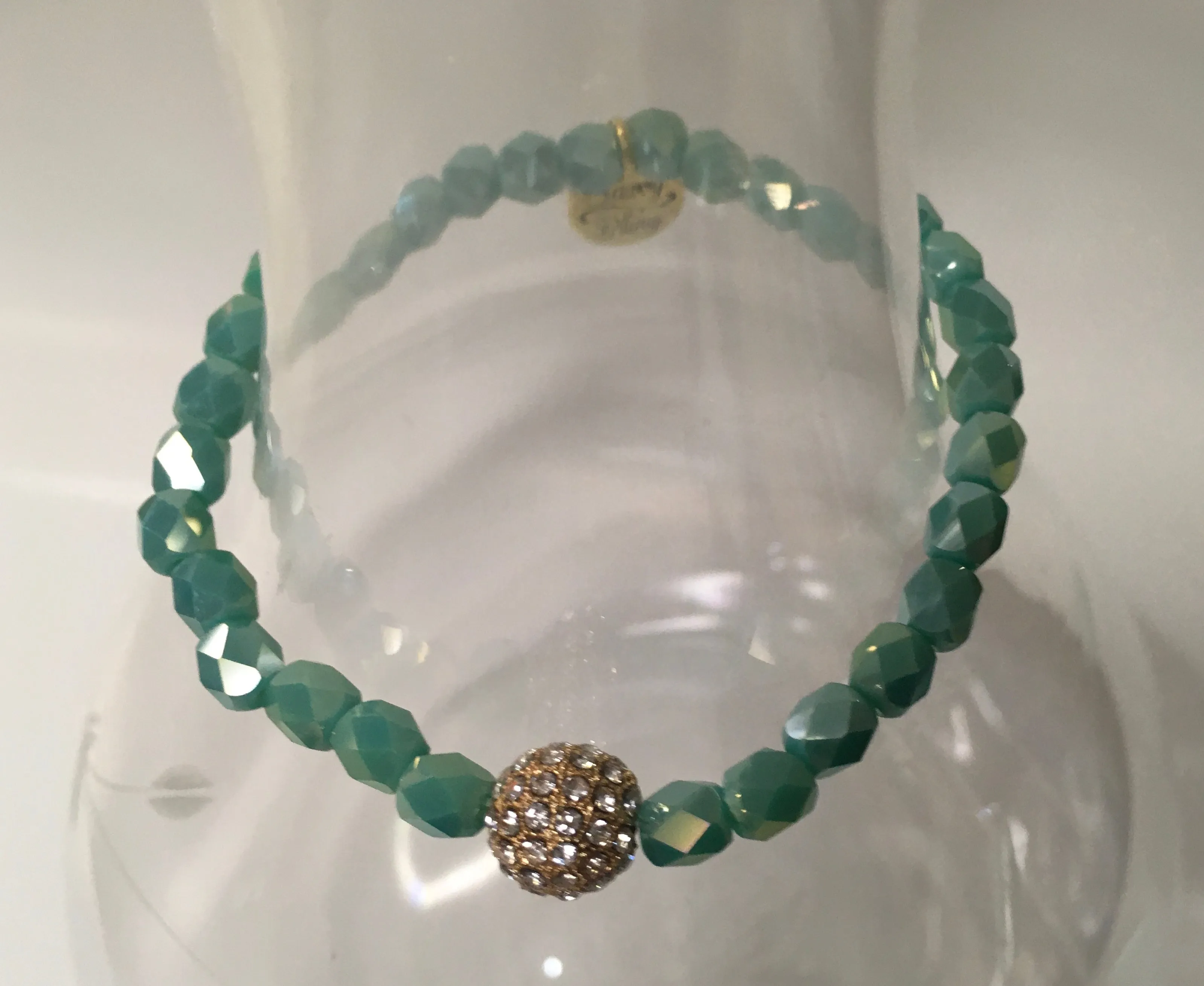 Mint Turquoise stackable bracelets