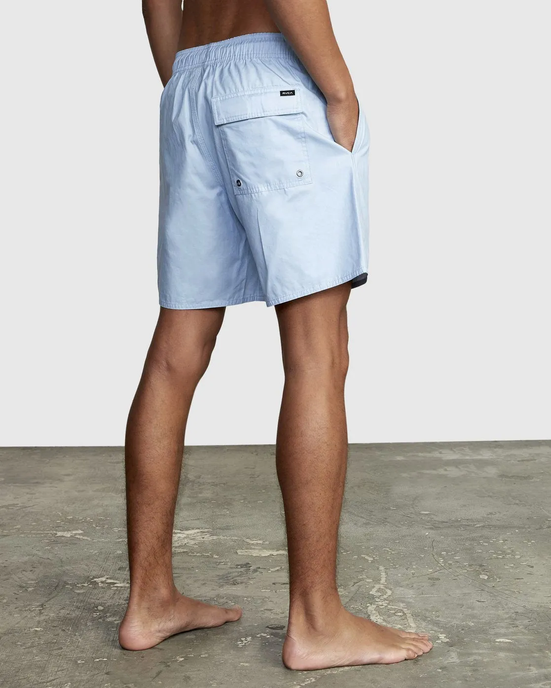 Opposites Elastic Boardshorts 17” - Pale Blue