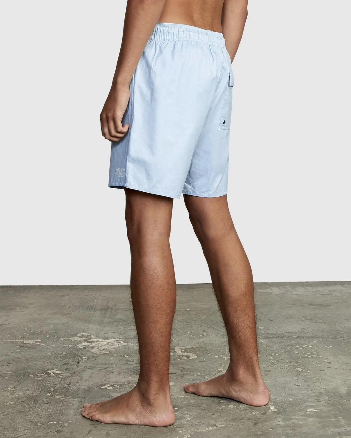 Opposites Elastic Boardshorts 17” - Pale Blue