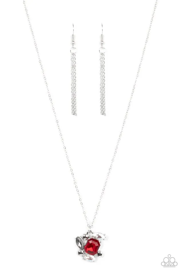 Paparazzi Necklace ~ Prismatic Projection - Red