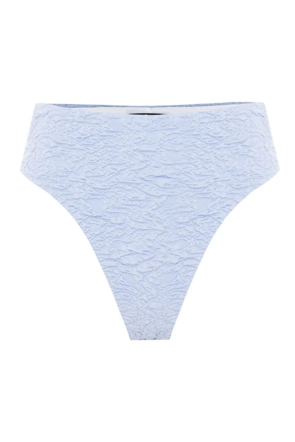 PAPILLON JACQUARD HIGH WAIST BIKINI BOTTOM