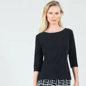 Reversible Twist Cut Out Top