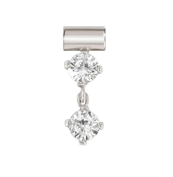 Seimia White Drop CZ Pendant
