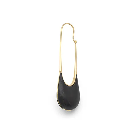 Single Ionic Mpingo Earring