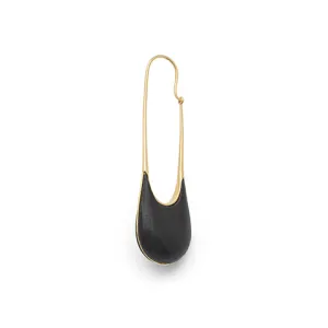 Single Ionic Mpingo Earring