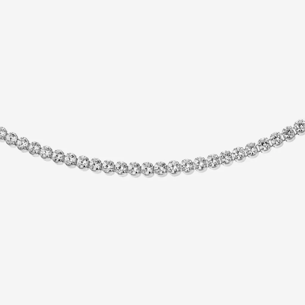 Sparkle Line Necklace | Sterling Silver