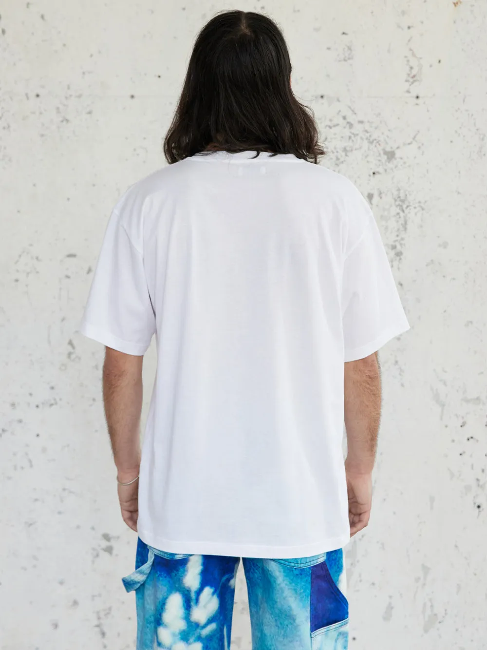 Sunset Logo Tee Shirt Knit (White)