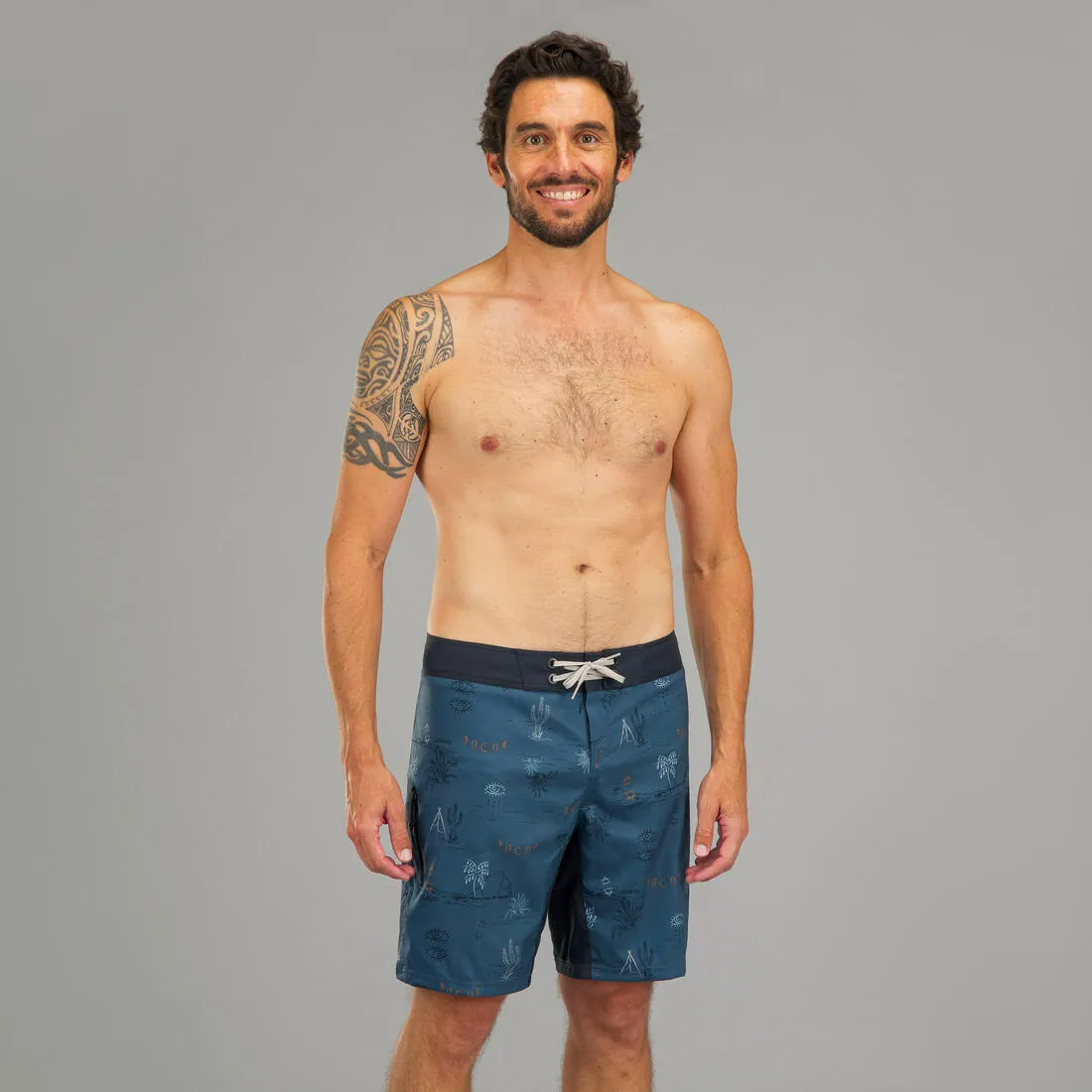 Surfing Standard Boardshorts 500 Flowers