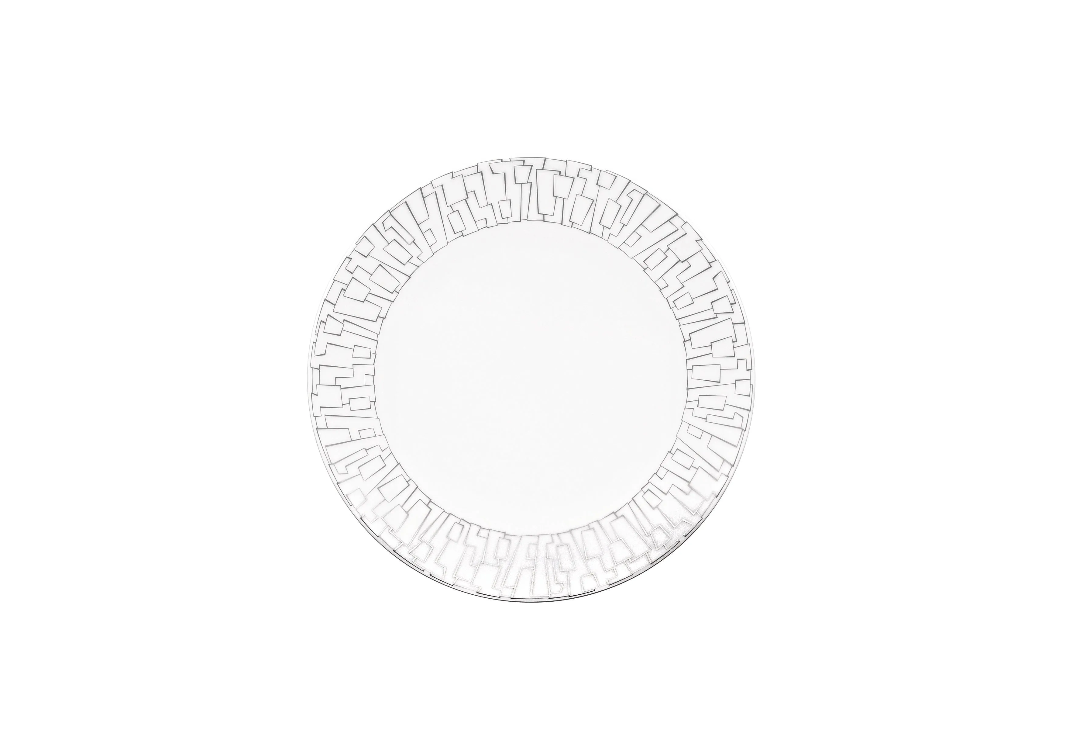 TAC 02 Skin Platinum - Salad Plate 8 2/3 in