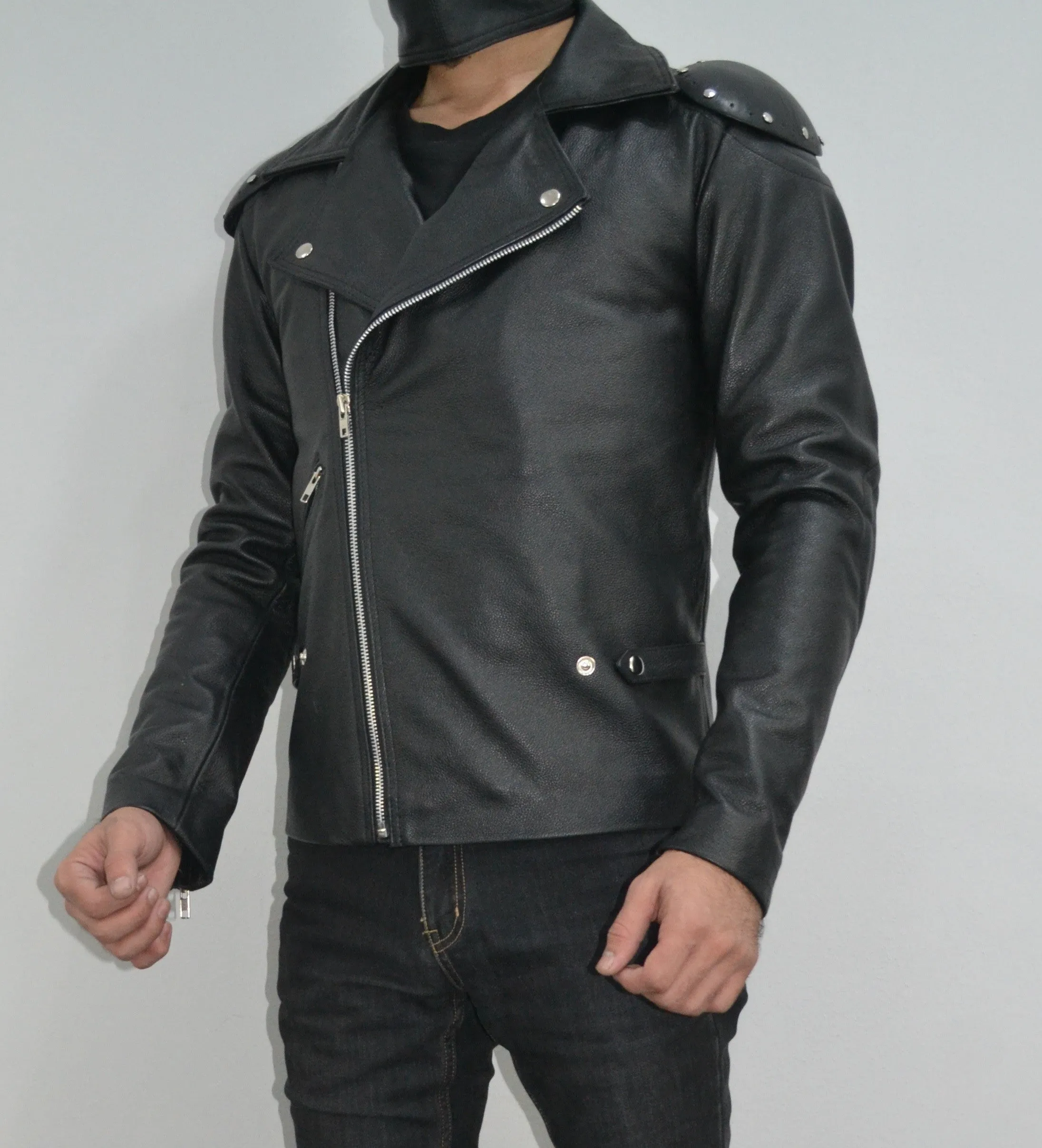 The Goose Mad Max Rockatansky Cop Biker Leather Jacket