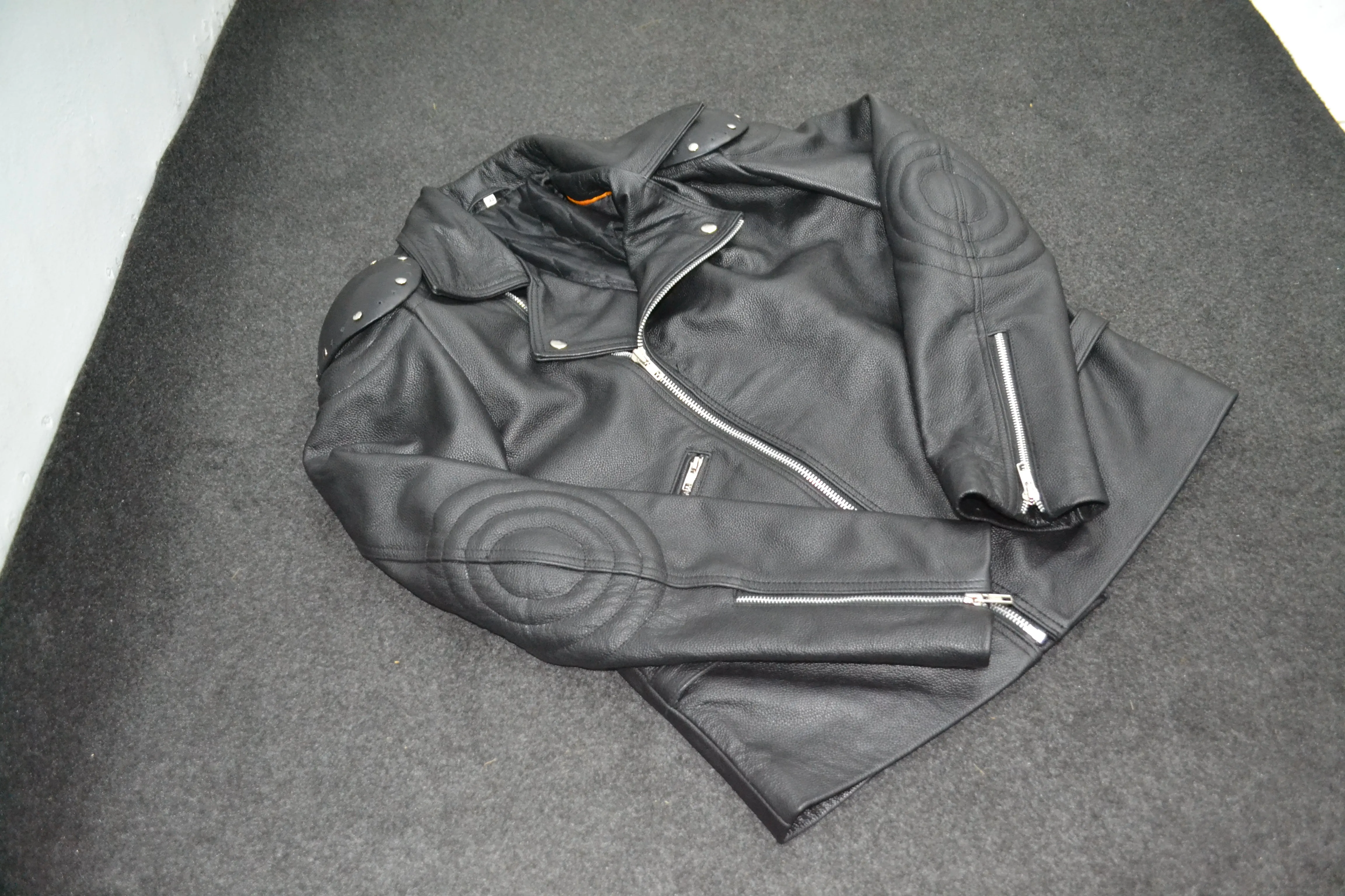 The Goose Mad Max Rockatansky Cop Biker Leather Jacket
