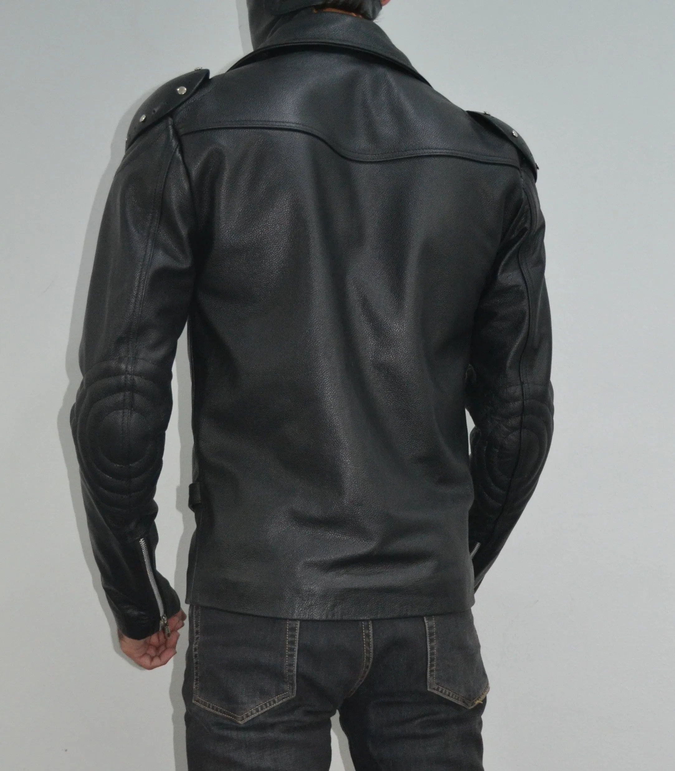The Goose Mad Max Rockatansky Cop Biker Leather Jacket