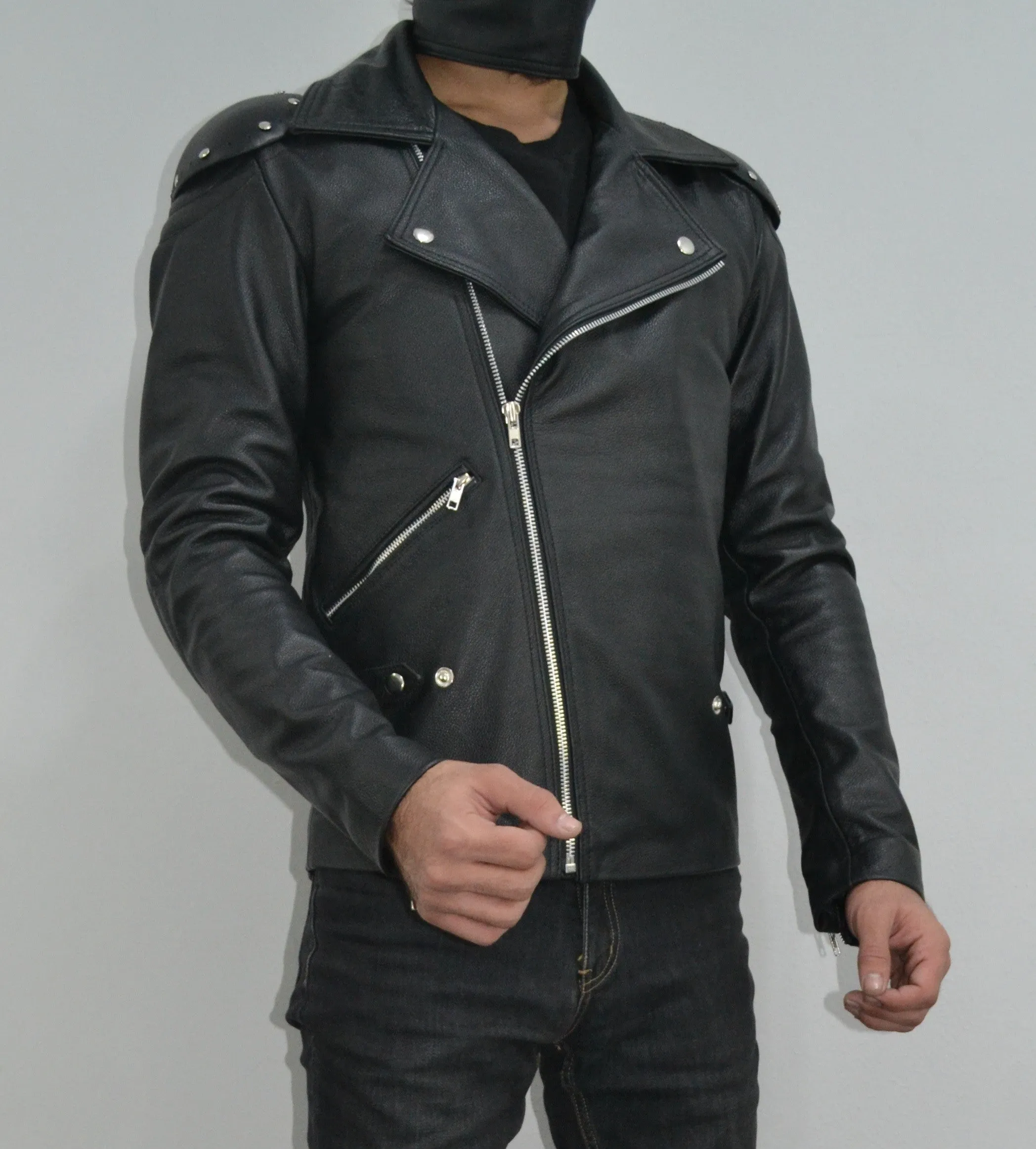 The Goose Mad Max Rockatansky Cop Biker Leather Jacket