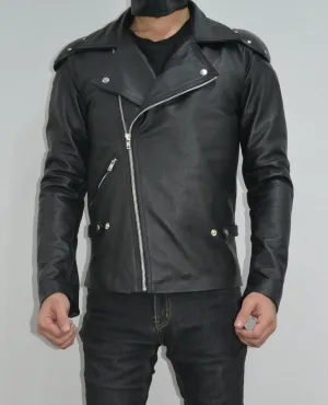 The Goose Mad Max Rockatansky Cop Biker Leather Jacket