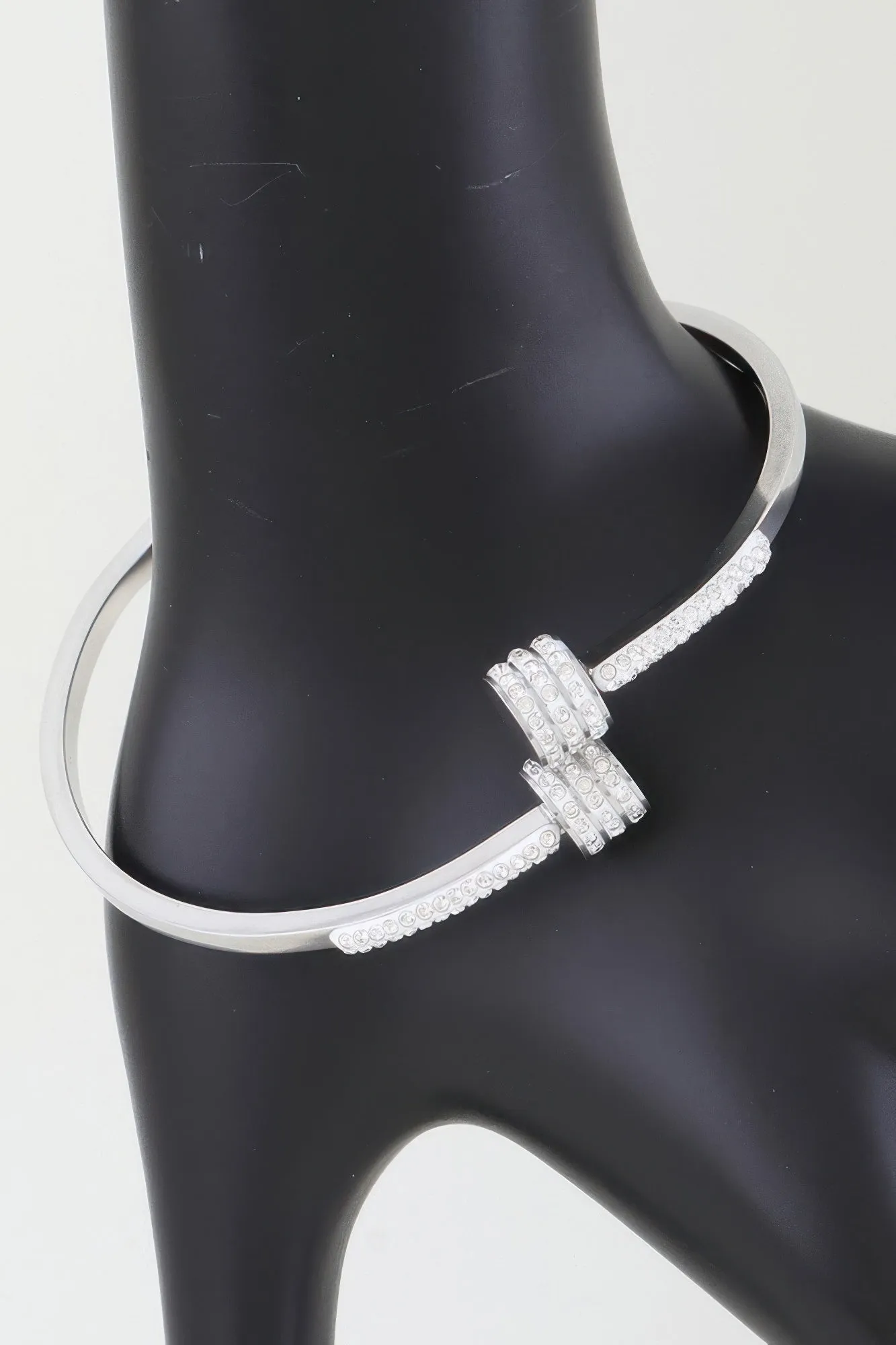 Twin Bejeweled Nail Wrap Bracelet