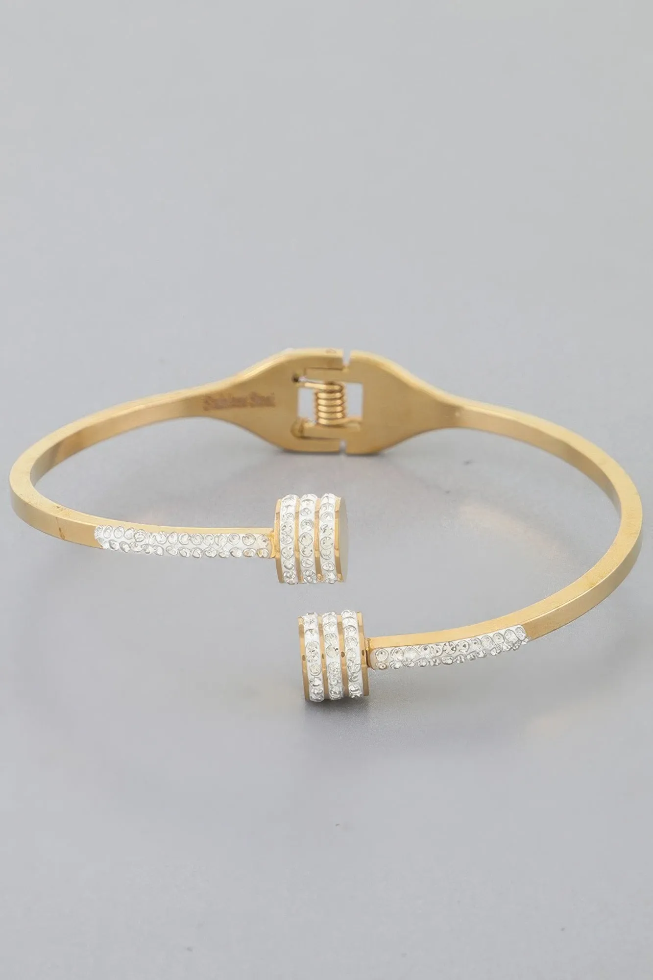 Twin Bejeweled Nail Wrap Bracelet