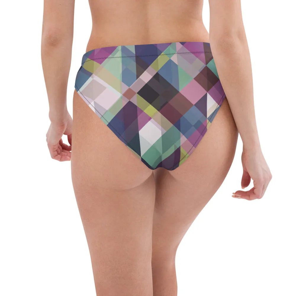 'Violet, etc.' high-waisted bikini bottom