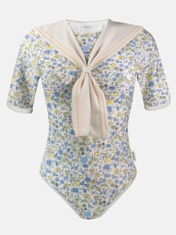 Women UV Swimsuit Sailor Marbella - floral